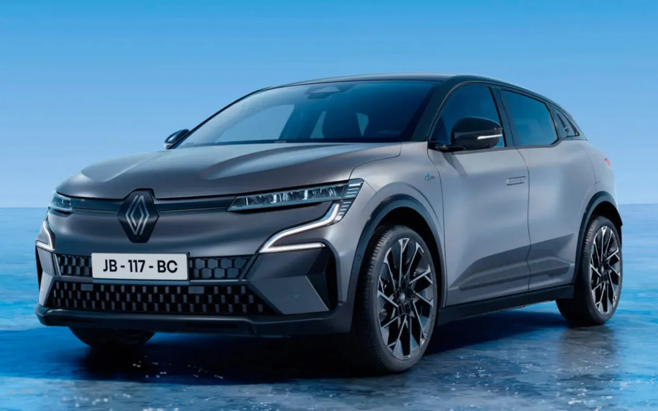 Mégane E-Tech visto de perfil