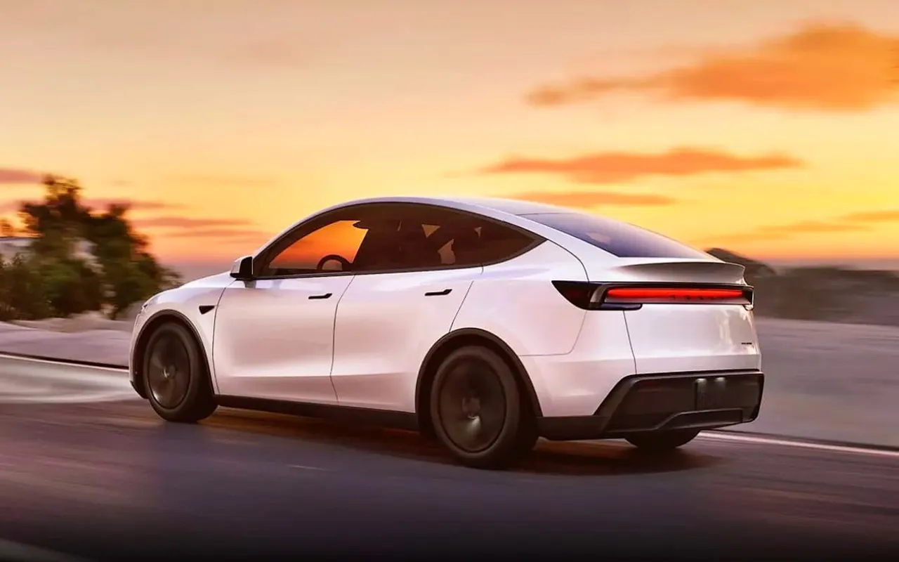 Model Y visto de perfil